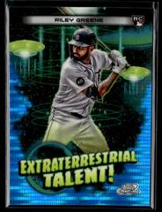 Riley Greene [Blue Moon] #ET-5 Baseball Cards 2023 Topps Cosmic Chrome Extraterrestrial Talent Prices