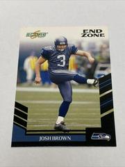 Josh Brown [End Zone Black] Football Cards 2007 Panini Score Prices