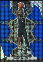 Lonnie Walker IV [Blue] Basketball Cards 2021 Panini Mosaic Prices