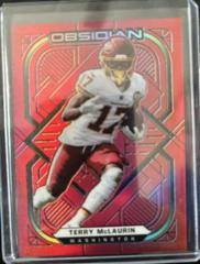 Terry McLaurin [Red Flood] #100 Football Cards 2021 Panini Obsidian Prices