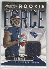 A.J. Brown #RF-1 Football Cards 2019 Panini Absolute Rookie Force Prices