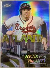 Freddie Freeman [Gold] Baseball Cards 2022 Topps Chrome Heart of the City Prices