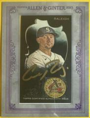 Cal Raleigh [X Gold Ink] Baseball Cards 2023 Topps Allen & Ginter Mini Framed Autographs Prices