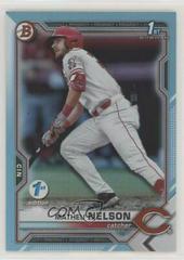 Matheu Nelson [Sky Blue Foil] #BD-103 Baseball Cards 2021 Bowman Draft 1st Edition Prices