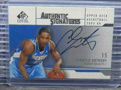 Carmelo Anthony #AS-CA Basketball Cards 2003 SP Signature Authentic Signature Prices