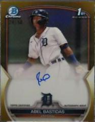 Abel Bastidas [Gold] Baseball Cards 2023 Bowman Chrome Prospect Autographs Prices