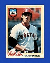 Carlton Fisk Baseball Cards 1978 Topps Prices