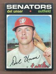 Del Unser #33 Baseball Cards 1971 Topps Prices