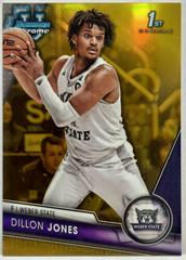 Dillon Jones [Gold] #1 Basketball Cards 2023 Bowman Chrome University Prices