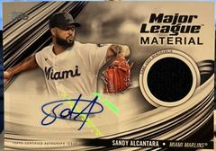 Sandy Alcantara Baseball Cards 2023 Topps Update Major League Material Autographs Prices
