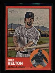 Todd Helton [Target Red Border] #484 Baseball Cards 2012 Topps Heritage Prices