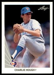 Charlie Hough Baseball Cards 1990 Leaf Prices