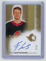 Filip Gustavsson [Gold Autograph] Hockey Cards 2021 Upper Deck The Cup Rookie Class of 2022 Prices