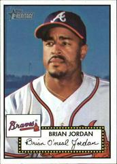 Brian Jordan #2 Baseball Cards 2001 Topps Heritage Prices