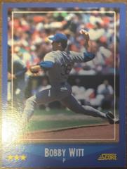 Bobby Witt #149 Baseball Cards 1988 Score Prices