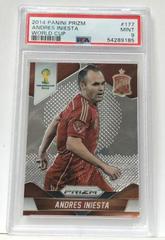Andres Iniesta Soccer Cards 2014 Panini Prizm World Cup Prices