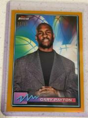 Gary Payton [Orange Refractor] #20 Basketball Cards 2021 Topps Finest Prices