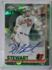 DJ Stewart [Green Refractor] #DS Baseball Cards 2019 Topps Chrome Sapphire Rookie Autographs Prices