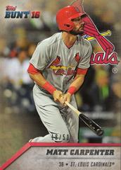 Matt Carpenter [Topaz] Baseball Cards 2016 Topps Bunt Prices