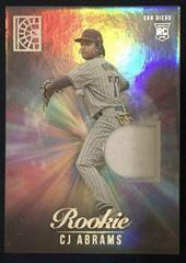 CJ Abrams #RM-CJA Baseball Cards 2022 Panini Capstone Rookie Materials Prices