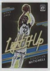 Donovan Mitchell [Blue] #14 Basketball Cards 2021 Panini Donruss Optic Light It Up Prices