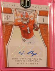 Will Shipley #TM-RDA Football Cards 2022 Panini National Treasures Collegiate Moments Signatures Prices
