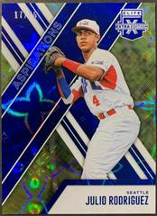 Julio Rodriguez [Aspirations Blue] Baseball Cards 2017 Panini Elite Extra Edition Prices