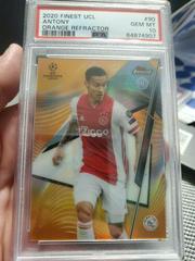 Antony [Orange Refractor] Soccer Cards 2020 Topps Finest UEFA Champions League Prices