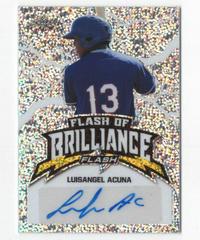 Luisangel Acuna Baseball Cards 2020 Leaf Flash of Brilliance Autographs Prices