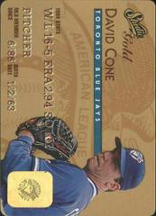 David Cone [Gold] #33 Baseball Cards 1995 Studio Prices