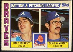 Braves Batting [Pitching Leaders] #126 Baseball Cards 1984 Topps Tiffany Prices