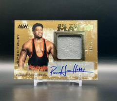 Powerhouse Hobbs [Autograph] Wrestling Cards 2021 Upper Deck AEW Spectrum On the Mat Relics Prices