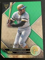 Roberto Clemente [Emerald] #61 Baseball Cards 2017 Topps Triple Threads Prices