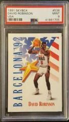 David Robinson USA Basketball Cards 1991 Skybox Prices