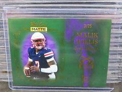 Malik Willis [Purple Purple] #SG-6 Football Cards 2022 Wild Card Matte Smoking Guns Prices