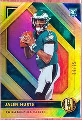 Jalen Hurts [Rose Gold] Football Cards 2020 Panini Gold Standard Prices