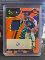 Jonathan Kuminga [Orange Pulsar] Basketball Cards 2021 Panini Select Rookie Jersey Autographs Prices