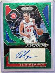 Bojan Bogdanovic [Green Choice Prizm] #13 Basketball Cards 2023 Panini Prizm Signature Prices