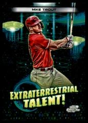 Mike Trout [Black Eclipse] #ET-11 Baseball Cards 2023 Topps Cosmic Chrome Extraterrestrial Talent Prices