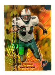 Zach Thomas [Gold Refractor] Football Cards 1999 Topps Finest Prices