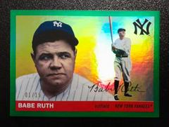 Babe Ruth [Green Foil] Baseball Cards 2020 Topps Archives Prices