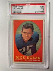 Dick Nolan #131 Football Cards 1958 Topps Prices