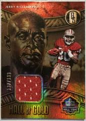 Jerry Rice [Prime] #HOG-JRI Football Cards 2022 Panini Gold Standard Hall of Threads Prices