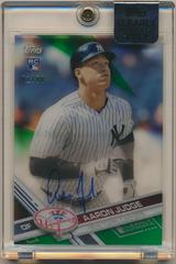 Aaron Judge [Green] Baseball Cards 2017 Topps Clearly Authentic Autographs Prices