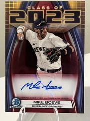 Mike Boeve [Red] #23A-MB Baseball Cards 2023 Bowman Draft Class of Autographs Prices
