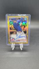 Nico Hoerner [Gold Refractor] #CRANH Baseball Cards 2020 Bowman Chrome Rookie Autographs Prices