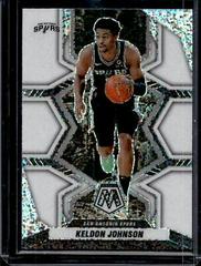 Keldon Johnson [White Sparkle] Basketball Cards 2021 Panini Mosaic Prices