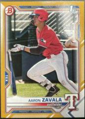 Aaron Zavala [Gold] Baseball Cards 2021 Bowman Draft Prices