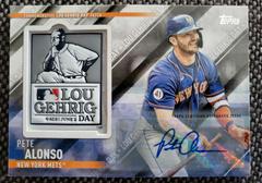 Pete Alonso [Autograph] #SEP-PA Baseball Cards 2022 Topps Update Special Event Patch Relics Prices