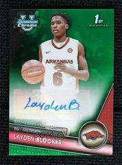 Layden Blocker [Green] #BCPA-LB Basketball Cards 2023 Bowman Chrome University Prospects Autographs Prices